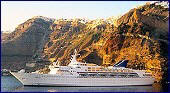 The "Aegean Pearl" cruise ship